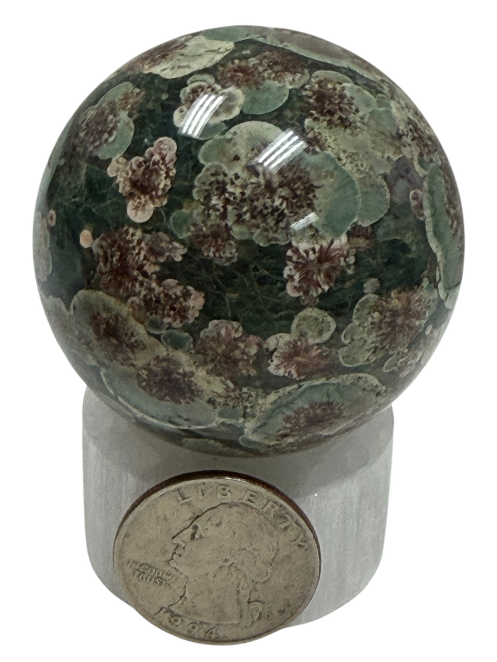 Cherry Blossom Agate Sphere 51mm