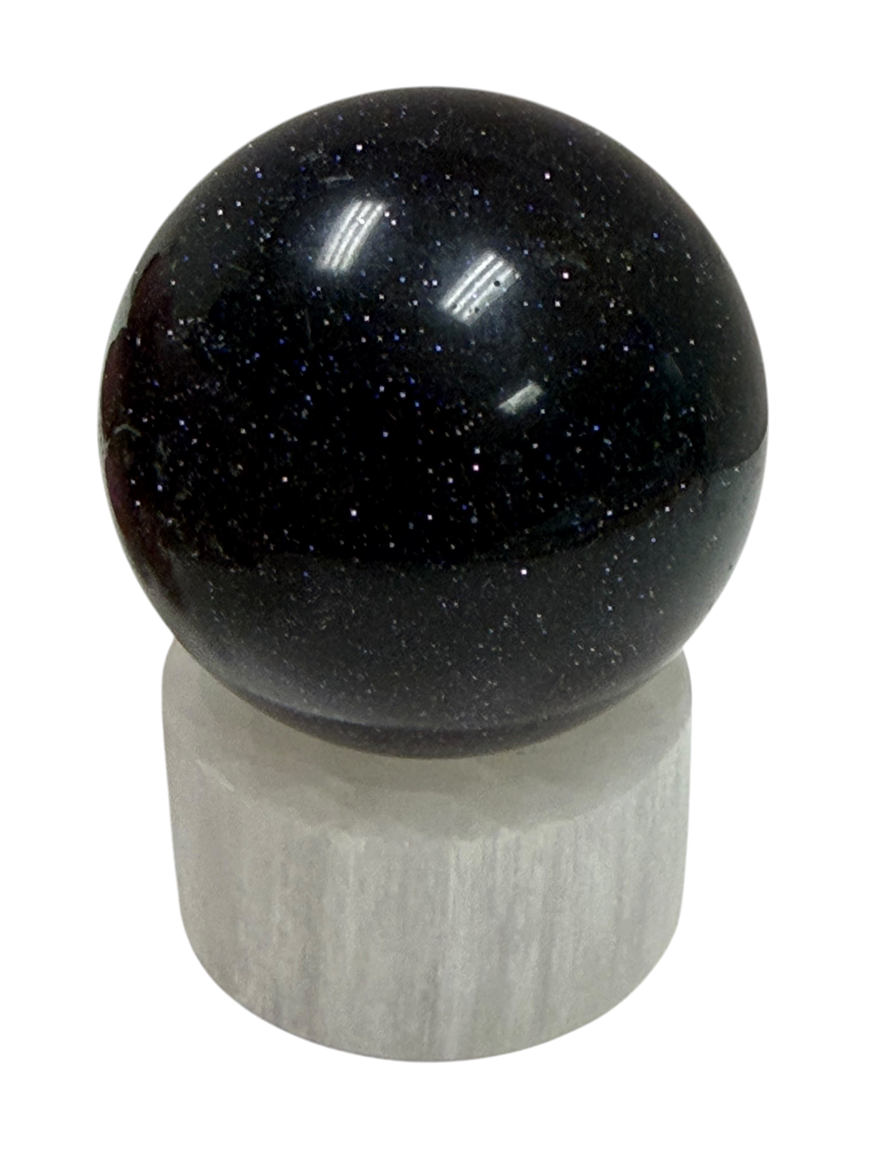 Blue Goldstone Sphere 47mm