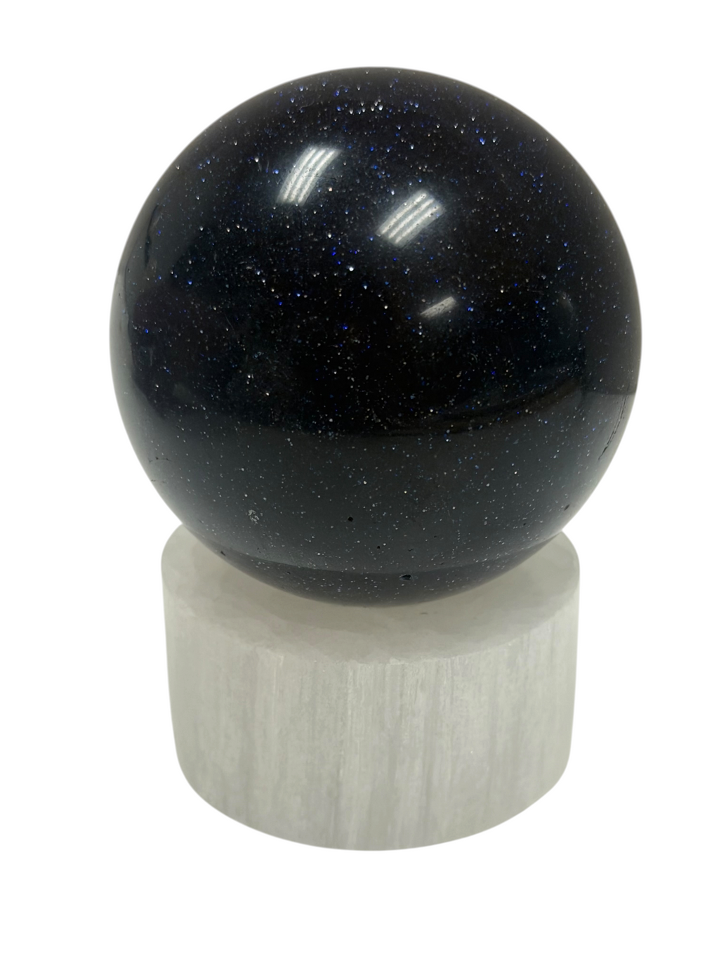 Blue Goldstone Sphere 47mm