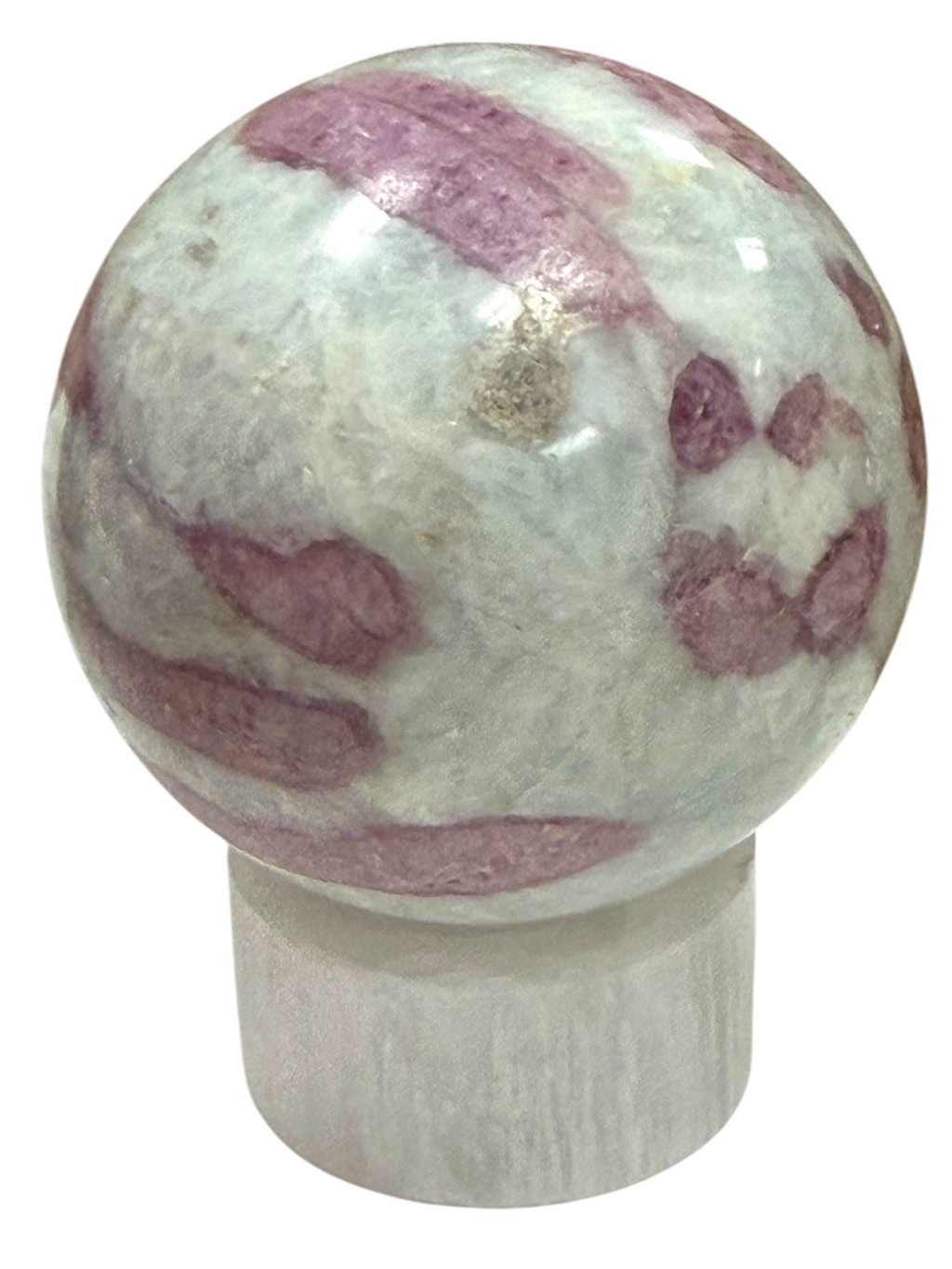Pink Tourmaline in Quartz Sphere 61mm