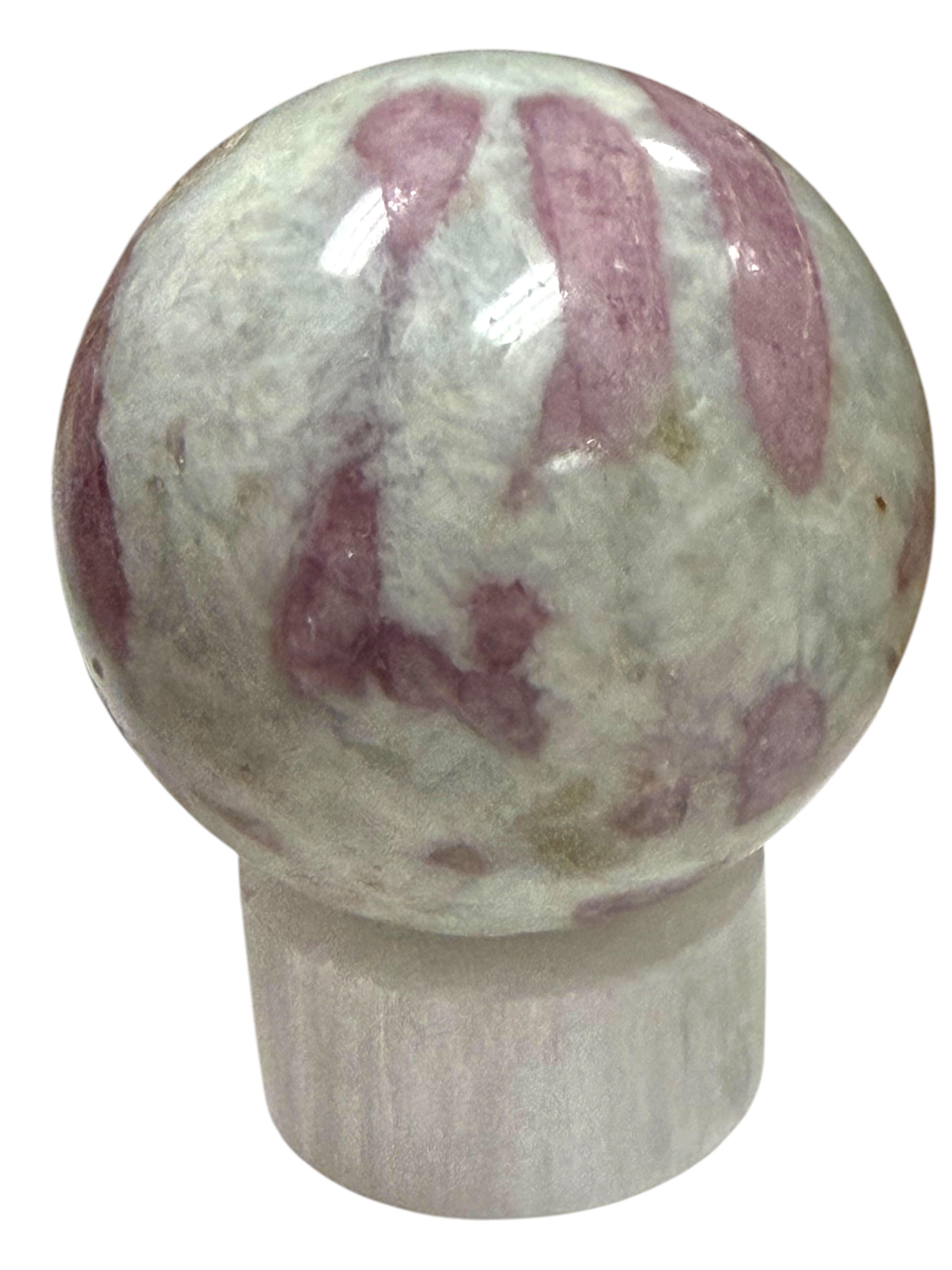 Pink Tourmaline in Quartz Sphere 61mm