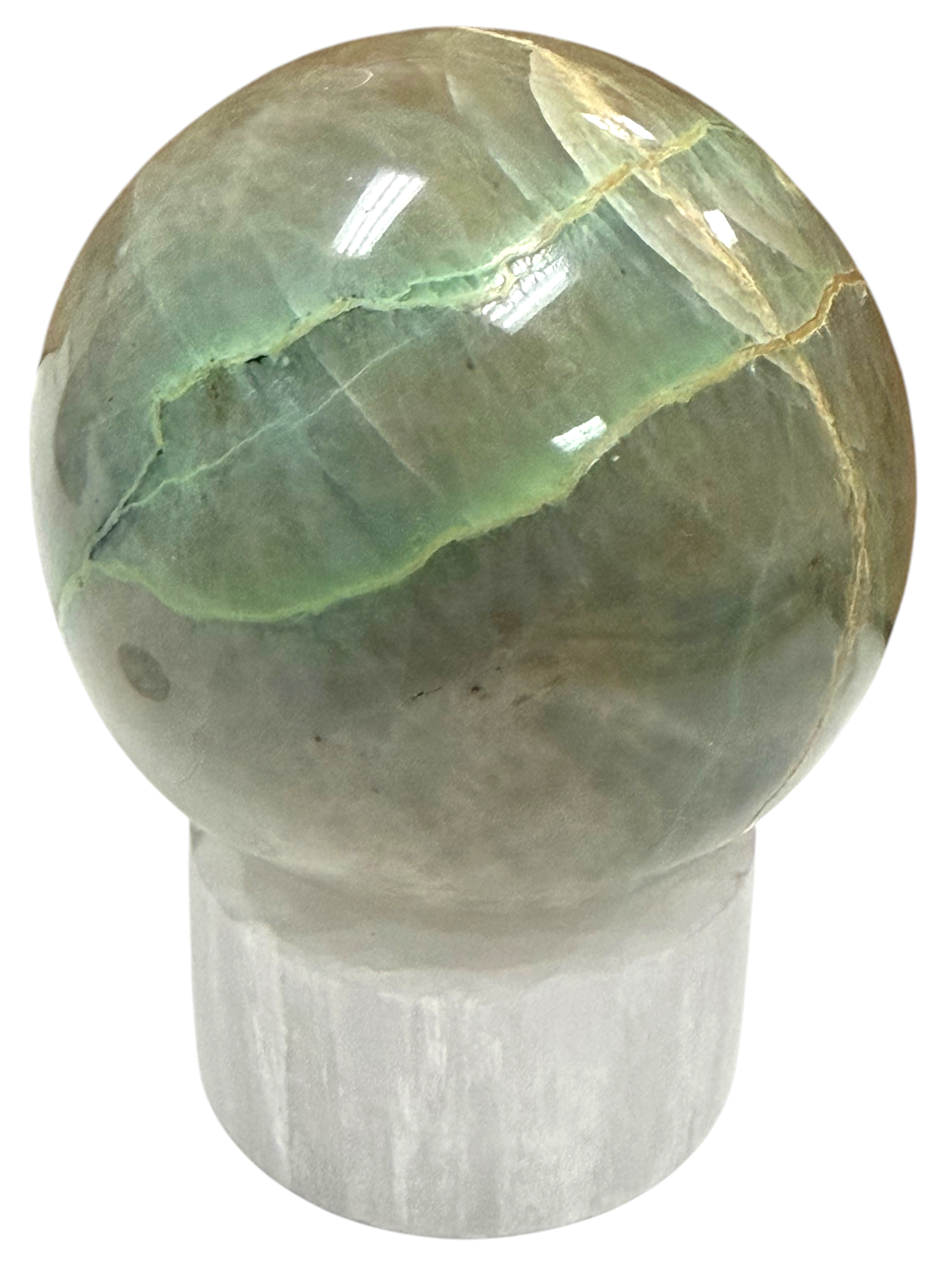 Garnierite "Green Moonstone" Sphere 57mm