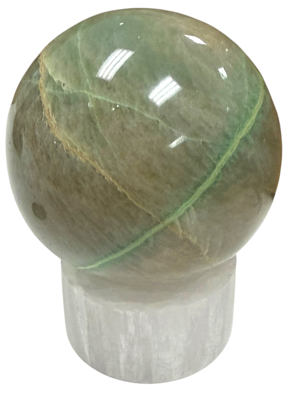 Garnierite "Green Moonstone" Sphere 57mm