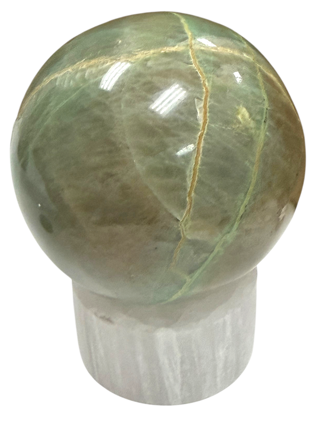 Garnierite "Green Moonstone" Sphere 57mm