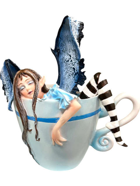 Amy Brown Art Original Collection "I Need Coffee Faery" Fairy Figurine