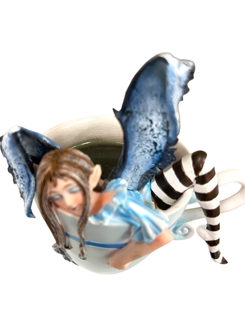Amy Brown Art Original Collection "I Need Coffee Faery" Fairy Figurine