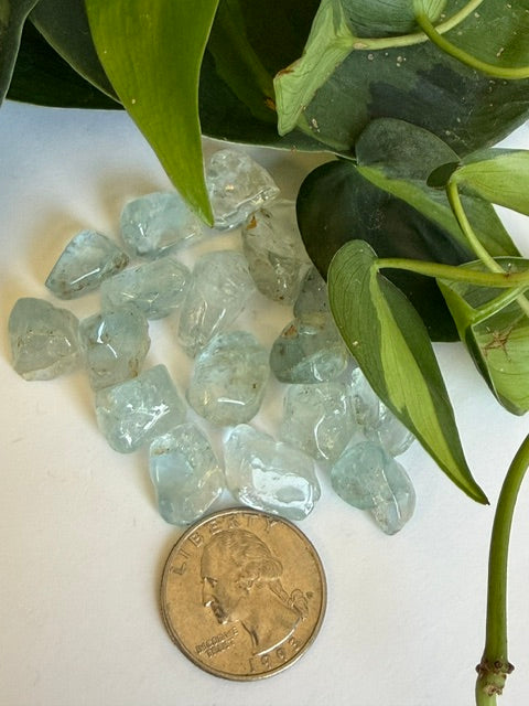 Tumbled Stone Topaz Blue