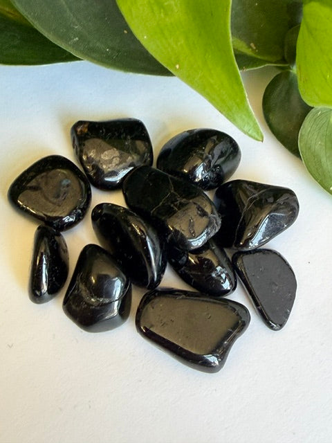 Tumbled Small Black Tourmaline