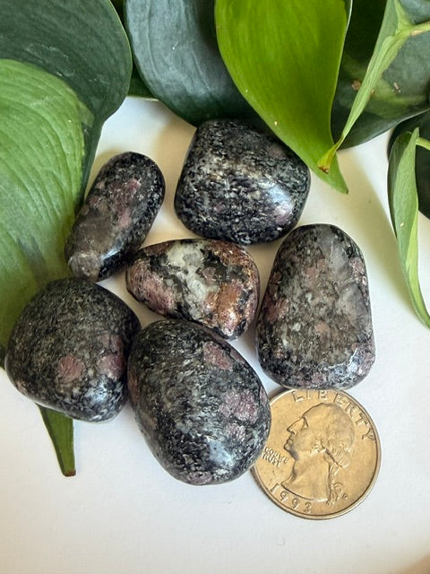 Tumbled Spinel in Matrix