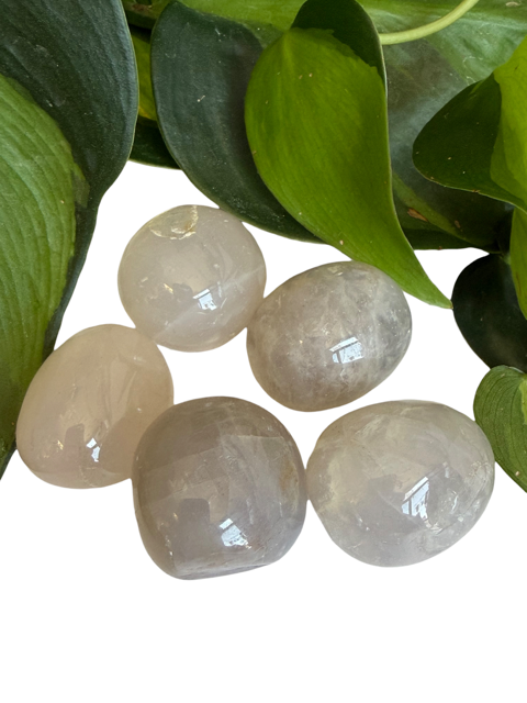 Tumbled Quartz Blue Rose