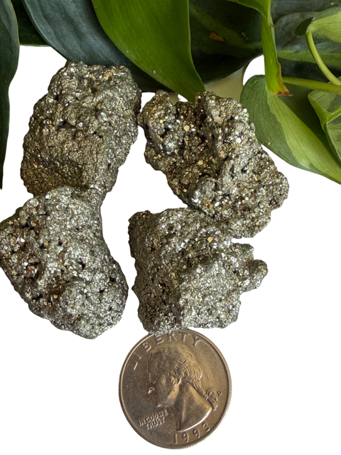 Tumbled Pyrite