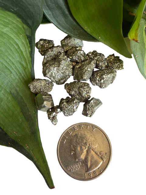 Tumbled Pyrite