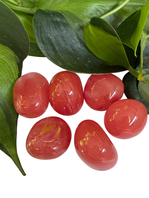 Tumbled Strawberry Obsidian