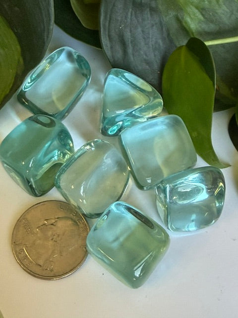 Tumbled Obsidian Blue