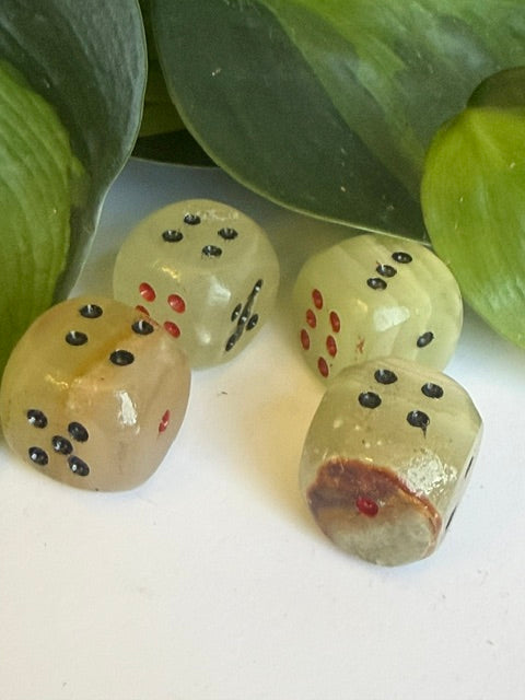 Tumbled Onyx Dice