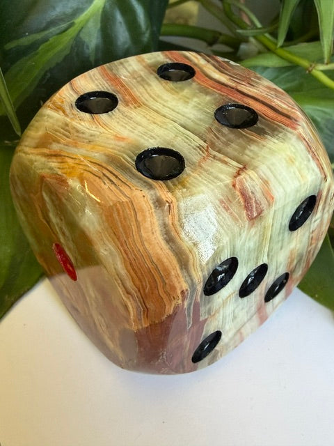 Tumbled Onyx Dice