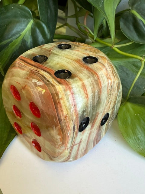 Tumbled Onyx Dice