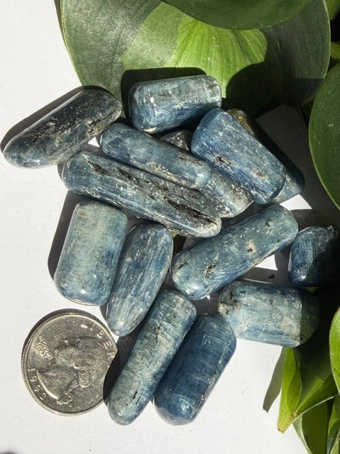 Tumbled Kyanite Blue Smooth