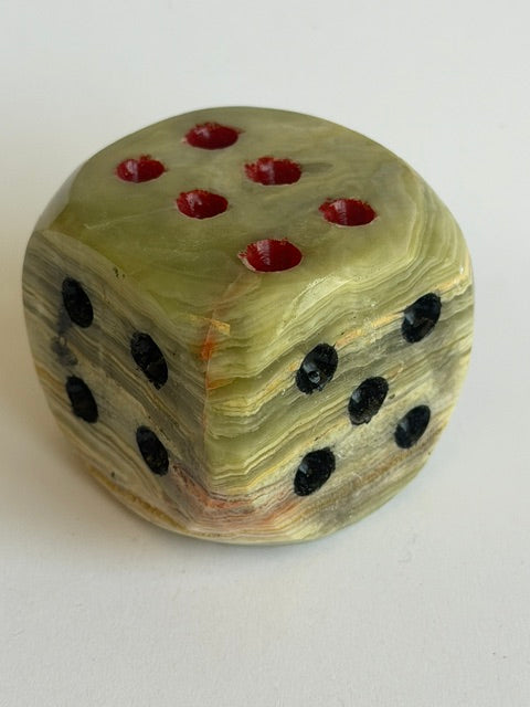 Tumbled Onyx Dice