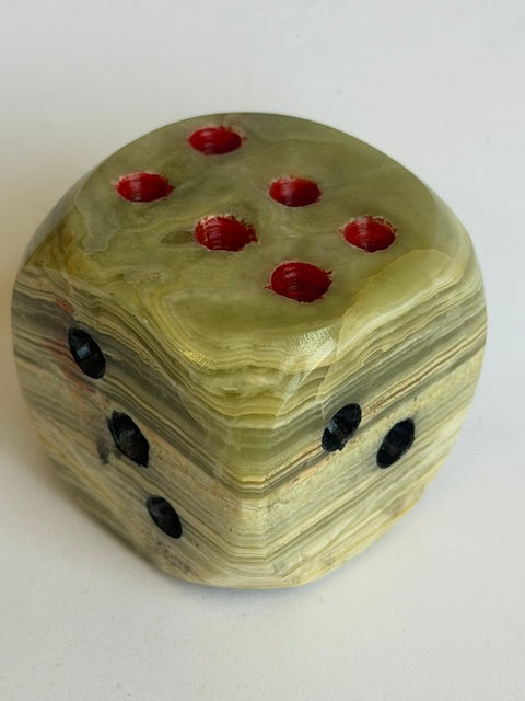 Tumbled Onyx Dice