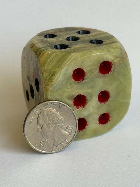 Tumbled Onyx Dice