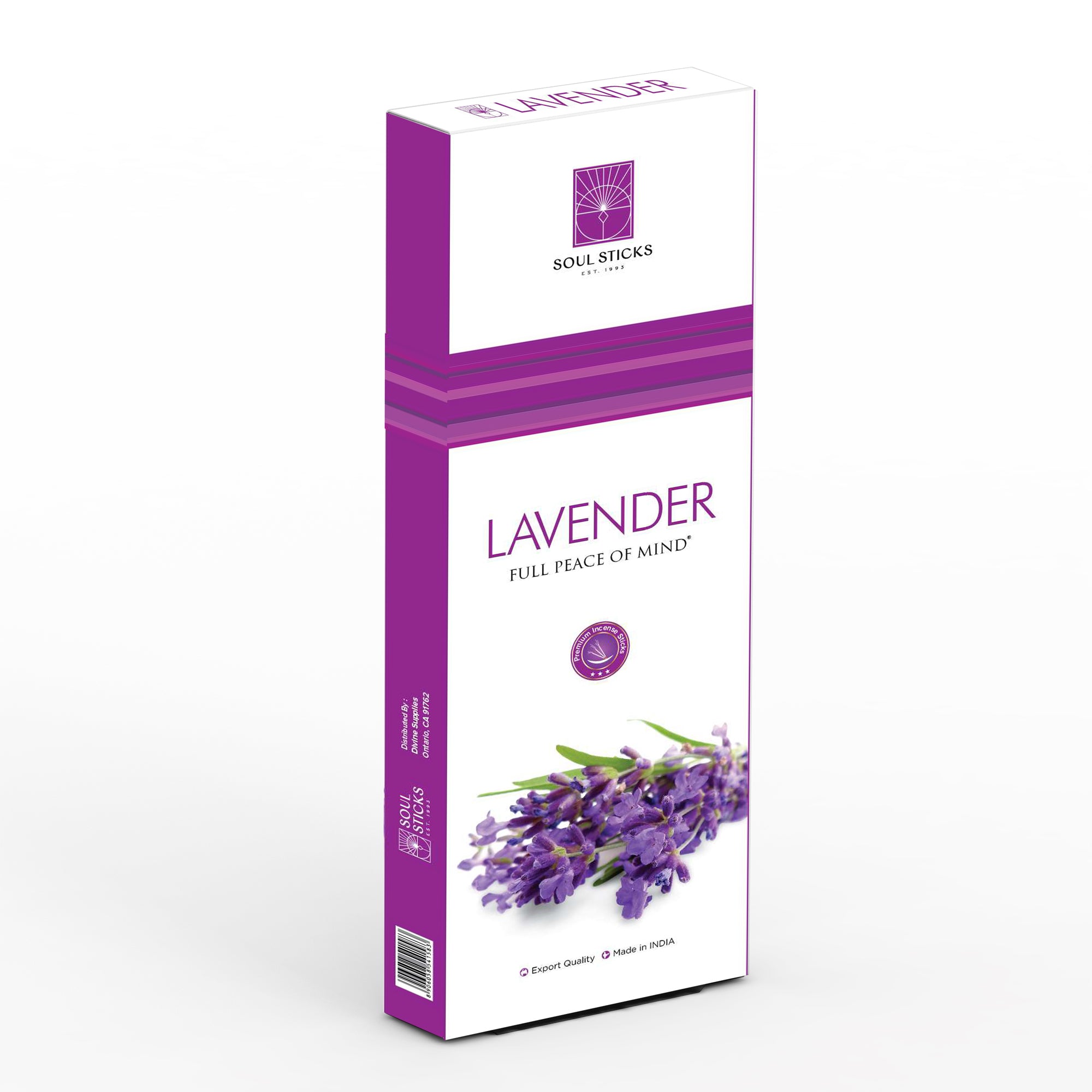 Lavender Full Peace of Mind Premium Incense Sticks – 90g