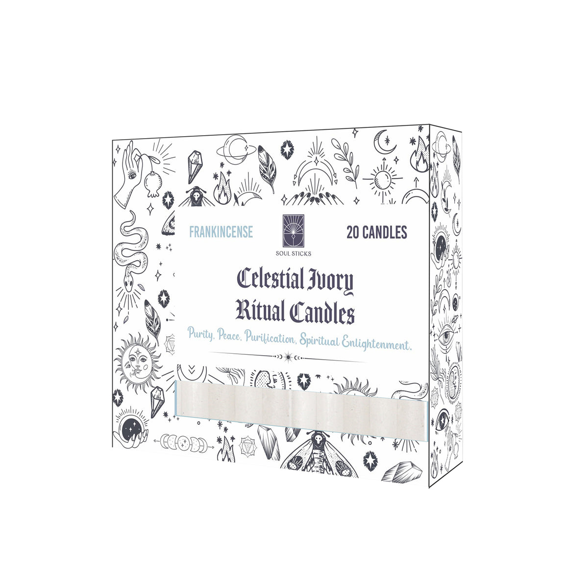 Scented Ritual Candles Pack of 20