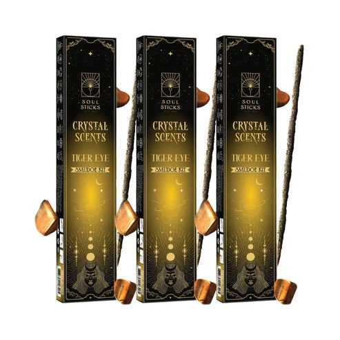 Tiger's Eye Crystal Scents Smudge Kit