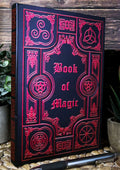 Occultic Sacred Symbols Gothic Book Of Magic Embossed Blank Page Hard Cover Journal