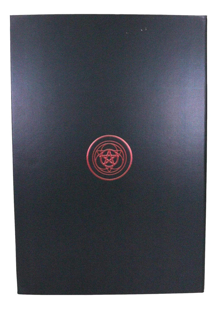 Occultic Sacred Symbols Gothic Book Of Magic Embossed Blank Page Hard Cover Journal
