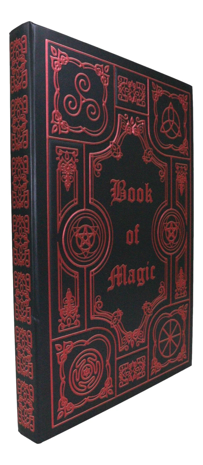 Occultic Sacred Symbols Gothic Book Of Magic Embossed Blank Page Hard Cover Journal
