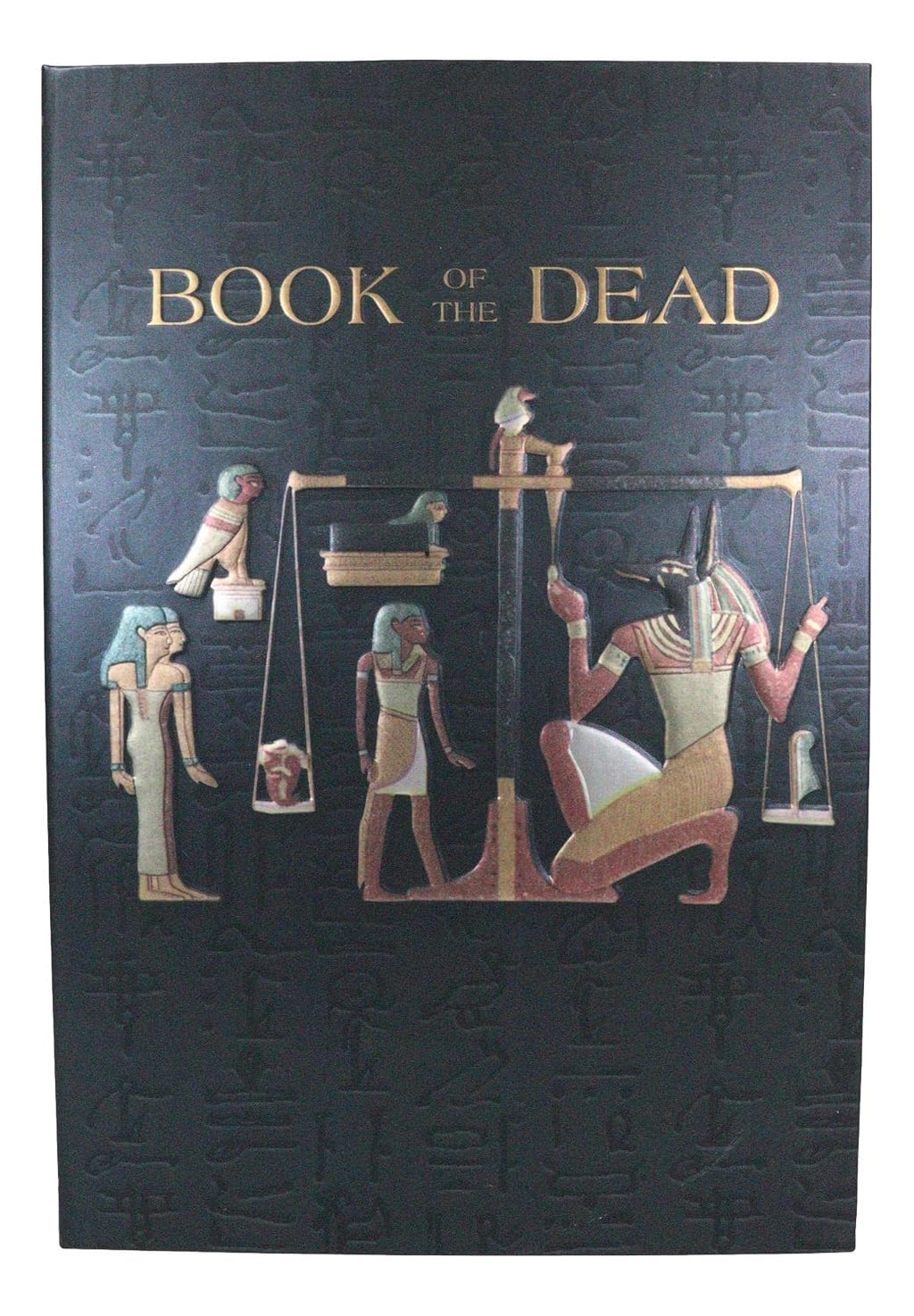 Book of The Dead Gods And Goddesses Embossed Blank Page Matte Paper Hardcover Journal Book with Bookmarking Ribbon 8.25"x5.75"