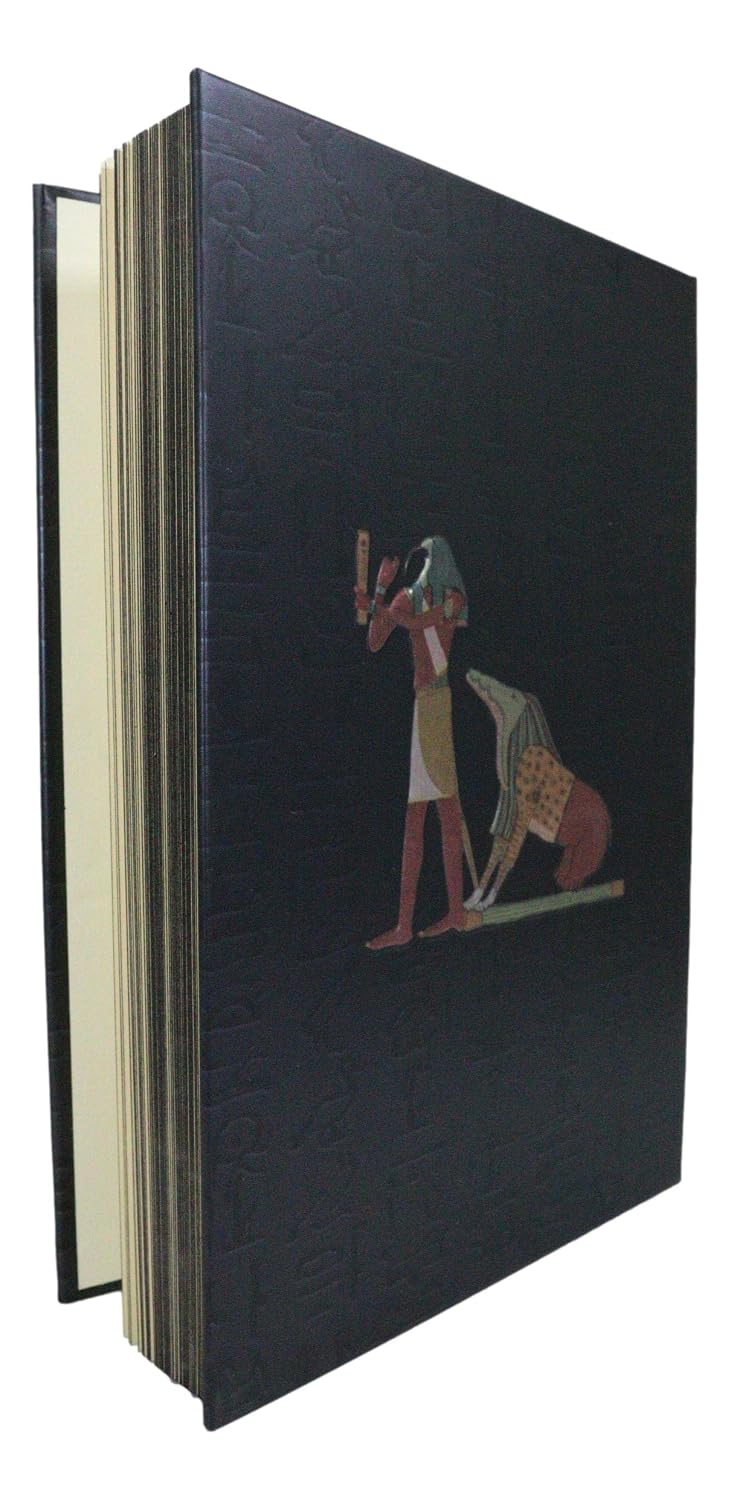 Book of The Dead Gods And Goddesses Embossed Blank Page Matte Paper Hardcover Journal Book with Bookmarking Ribbon 8.25"x5.75"