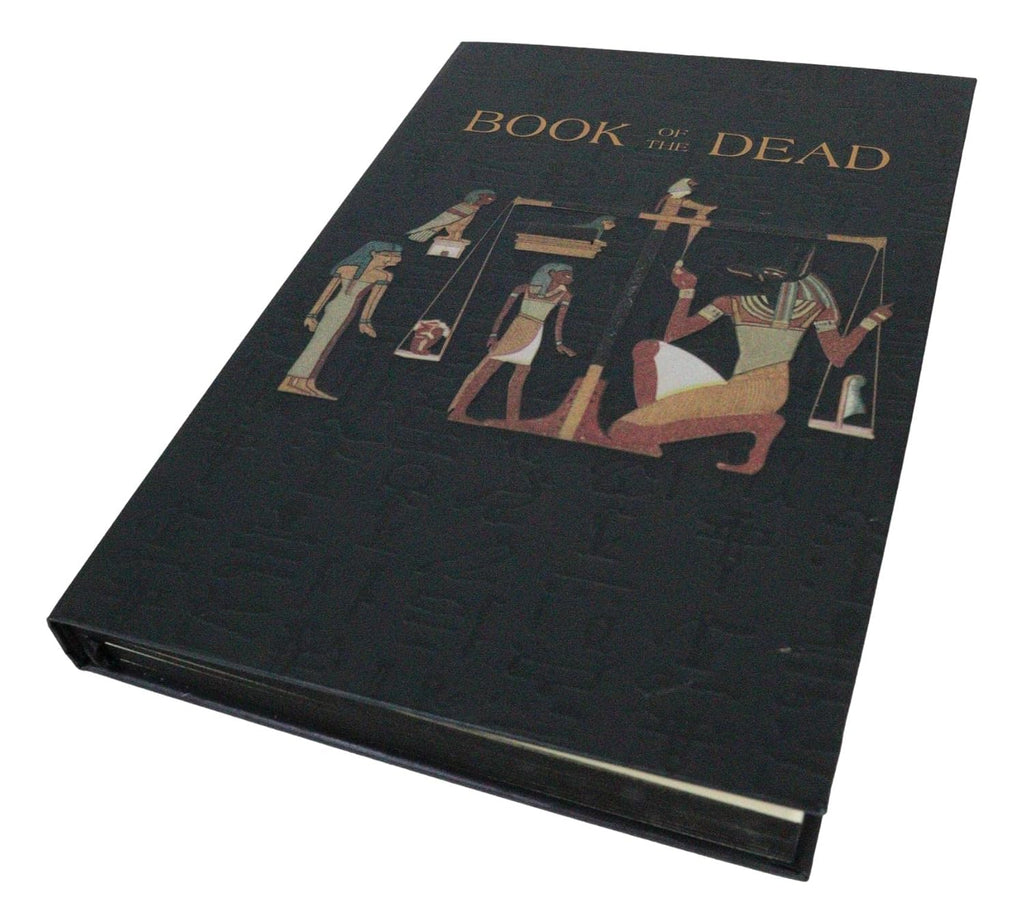 Book of The Dead Gods And Goddesses Embossed Blank Page Matte Paper Hardcover Journal Book with Bookmarking Ribbon 8.25"x5.75"