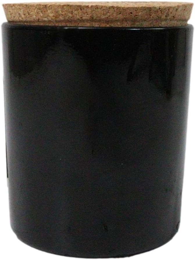 Wicca Mystic Midnight Ritual Scented Pillar Candle with Cork Lid Witchcraft New Age Apothecary Celestial Home Fragrance Aromatherapy (Black Rose Twilight Blush)