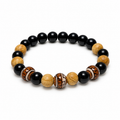 8mm Palo Santo & Black Tourmaline Bracelet