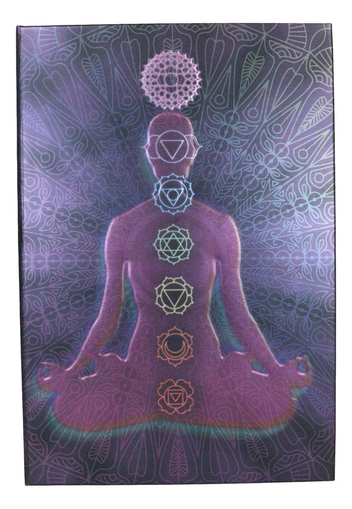 Seven Chakras Embossed Hard Cover Journal