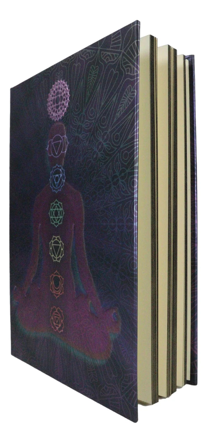 Seven Chakras Embossed Hard Cover Journal