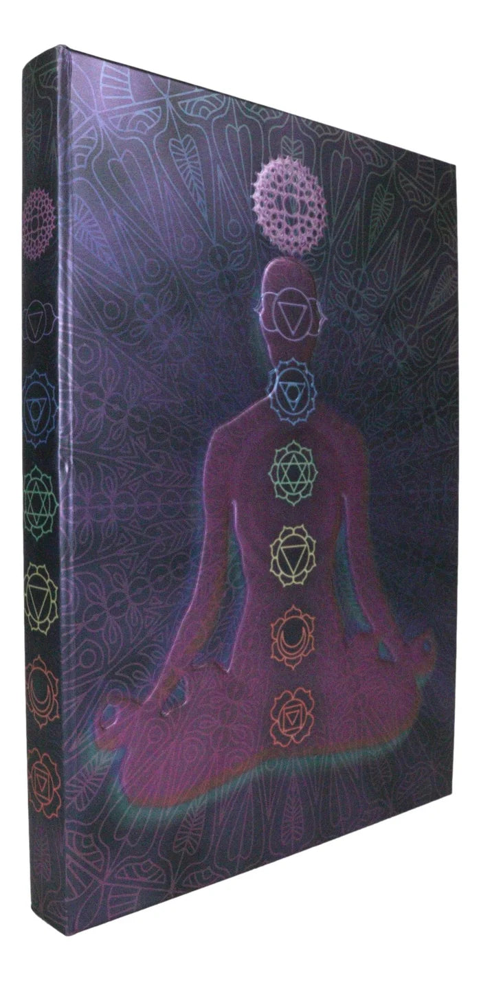 Seven Chakras Embossed Hard Cover Journal