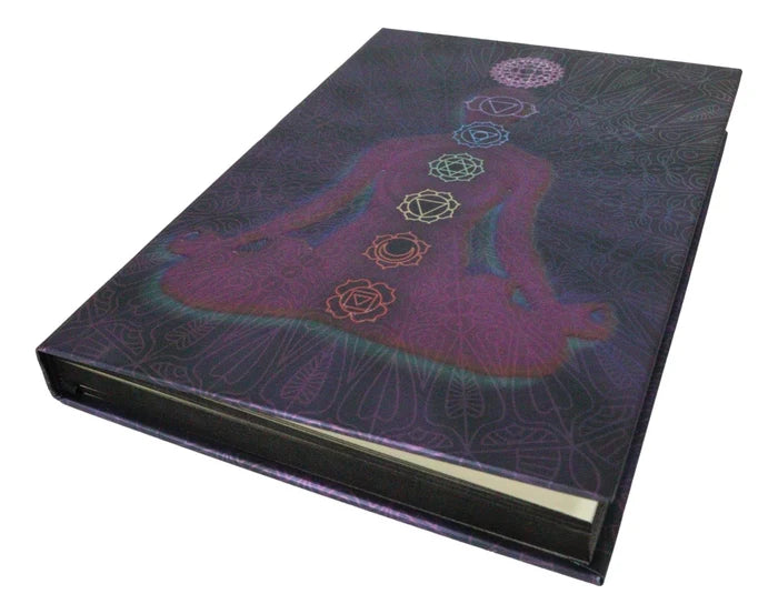 Seven Chakras Embossed Hard Cover Journal