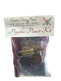Crystal Fairy Patch Psychic Power ritual kit with candle, herbs, incense, oil, and bath crystals.