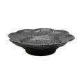 Flower Shape Small Dish - Black Metallic