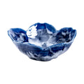 Sakura-Shaped Small Dish - Soft Royal Blue & Light Blue