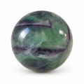 60 mm green and purple fluorite sphere, main view