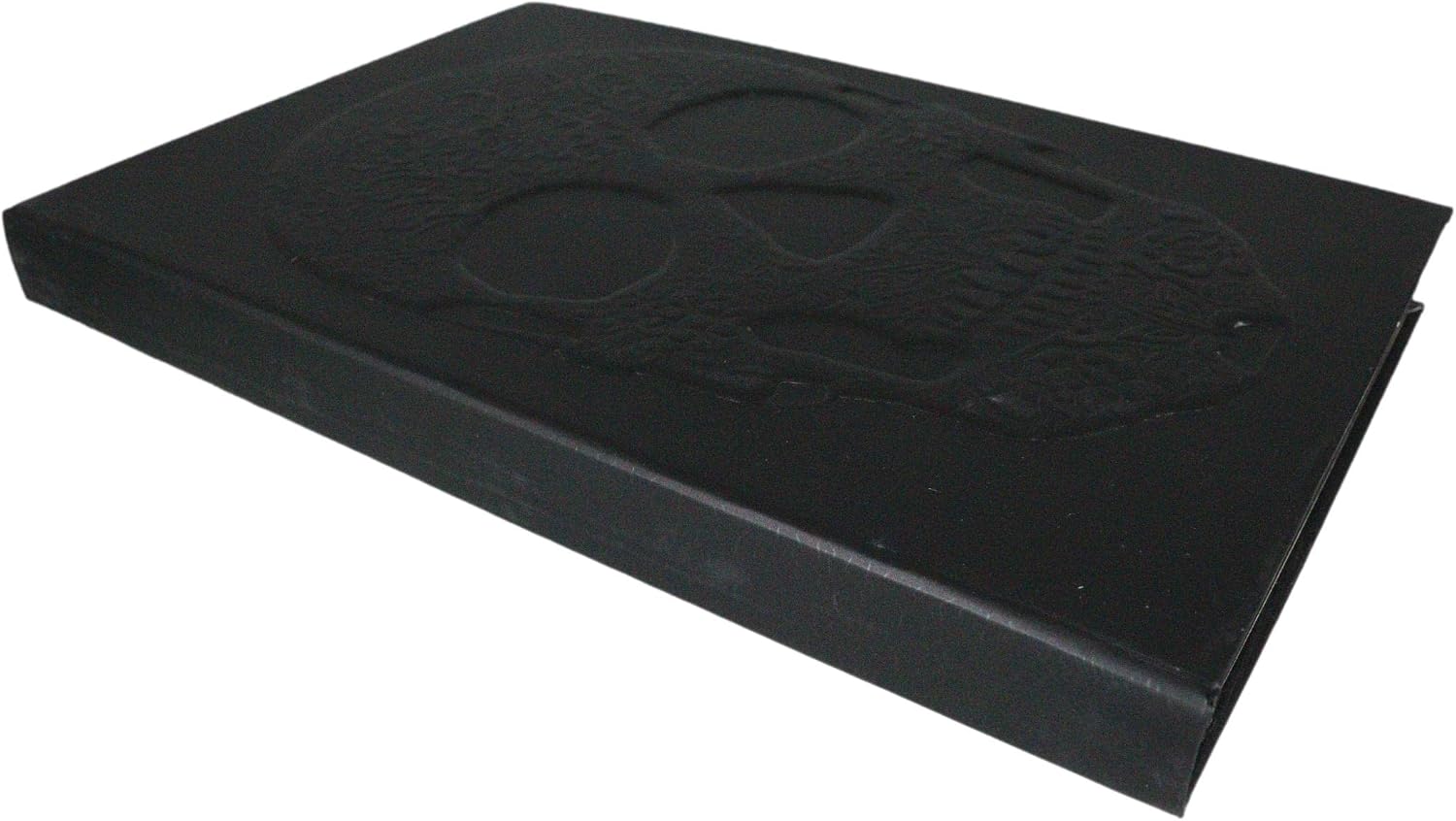 Floral Skull Embossed Blank Page Hard Cover Journal