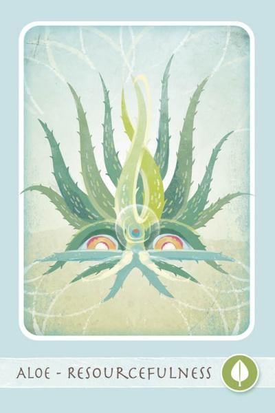 The Herbal Healing Deck : (Oracle Kit Box Set with 48 Cards and Guide Book) By Sarah Baldwin and Illustrated by Ashley Verkamp
