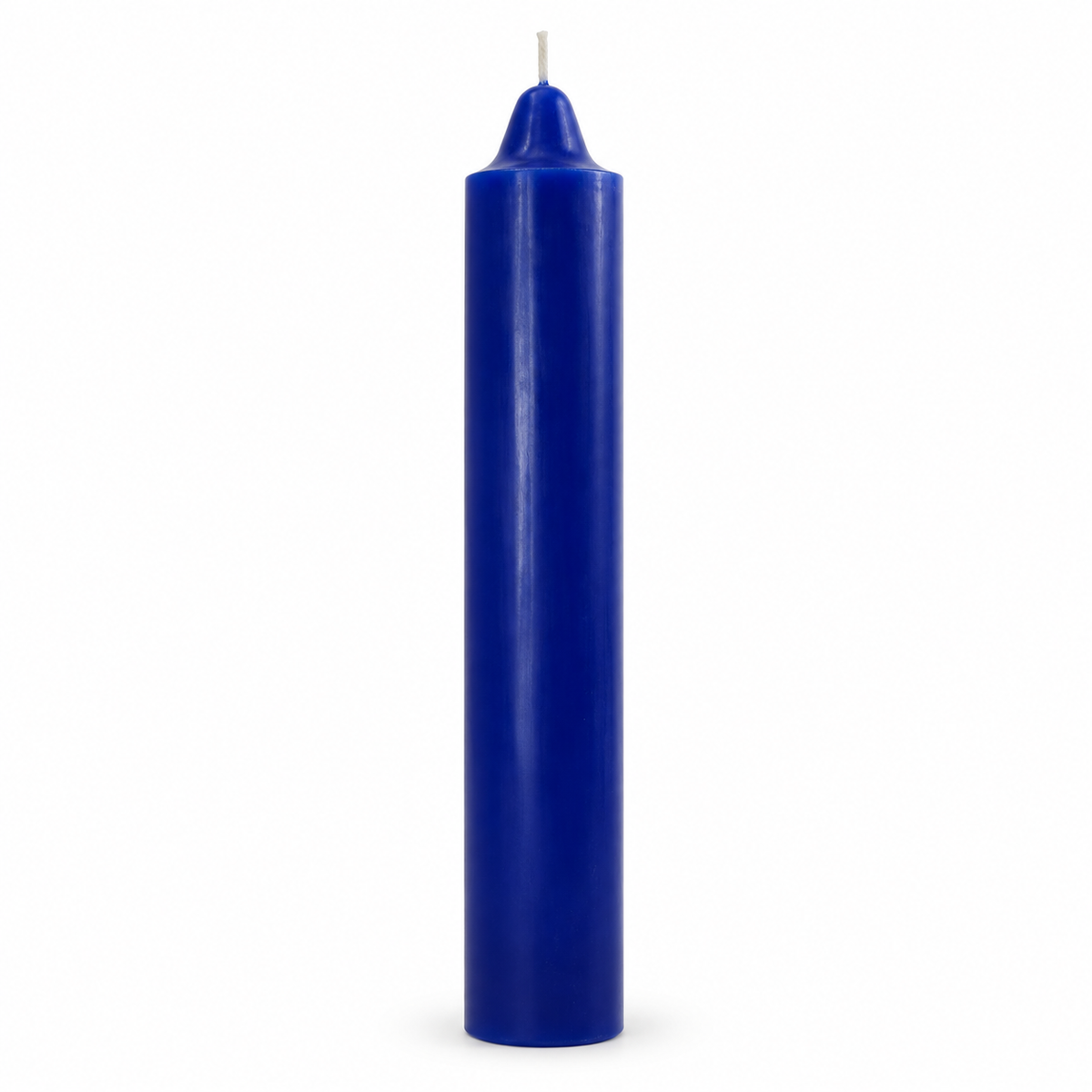 Blue Jumbo 9-inch unscented altar candle