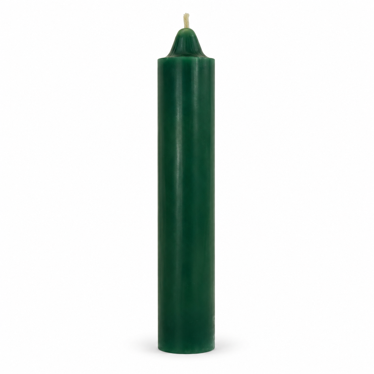 Green Jumbo 9-inch unscented altar candle
