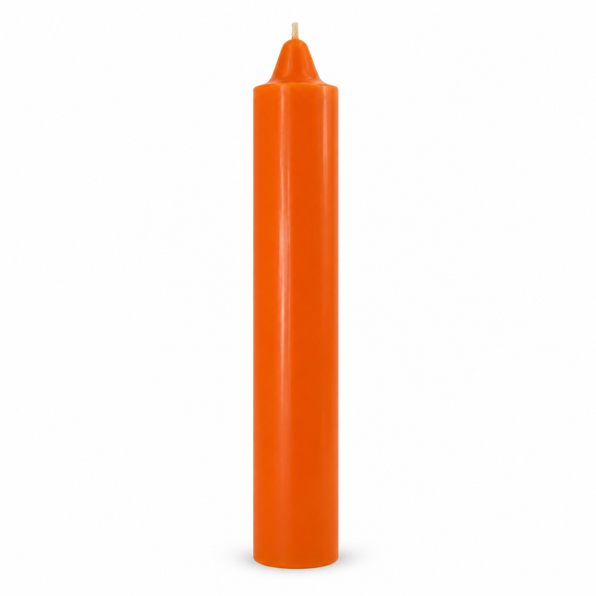 Orange Jumbo 9-inch unscented altar candle