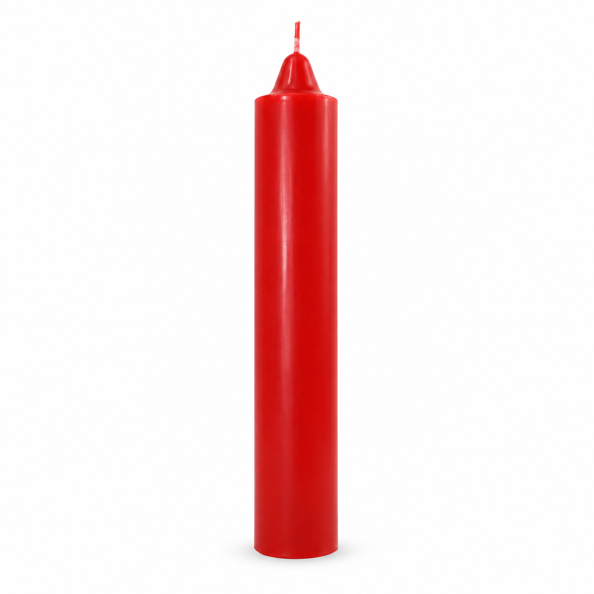 Red Jumbo 9-inch unscented altar candle